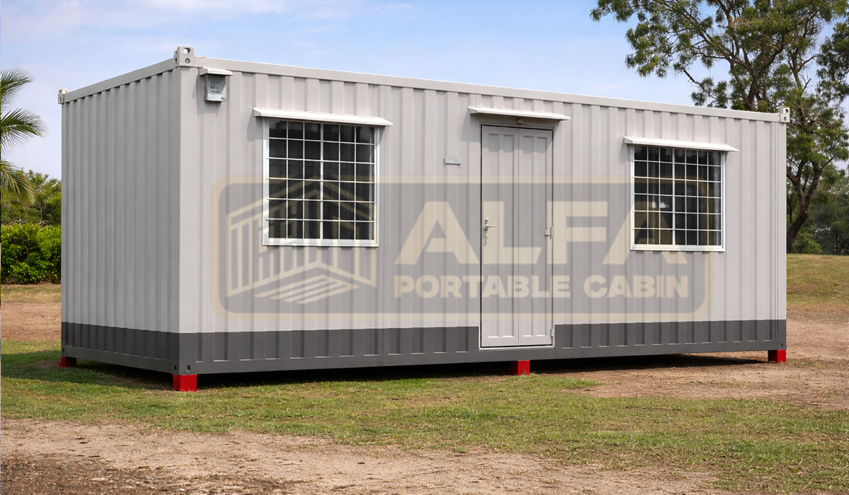 Portable office cabin manufacturer in Hyderabad by Alfa Portable Cabin