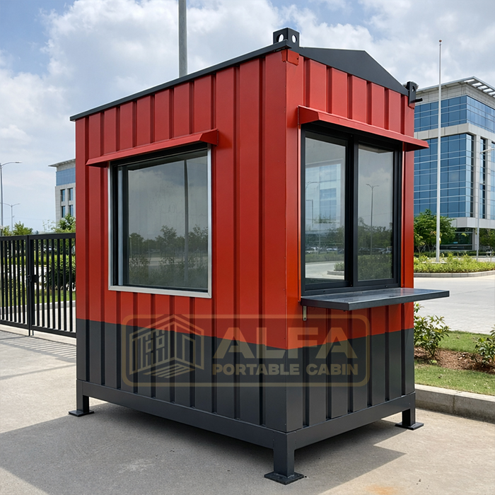 ACP security cabin manufacturer in Hyderabad by Alfa Portable Cabin