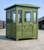 Portable guard cabin side view Telangana