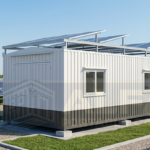 10×20 Solar Portable Cabin exterior manufactured by Alfa Portable Cabin